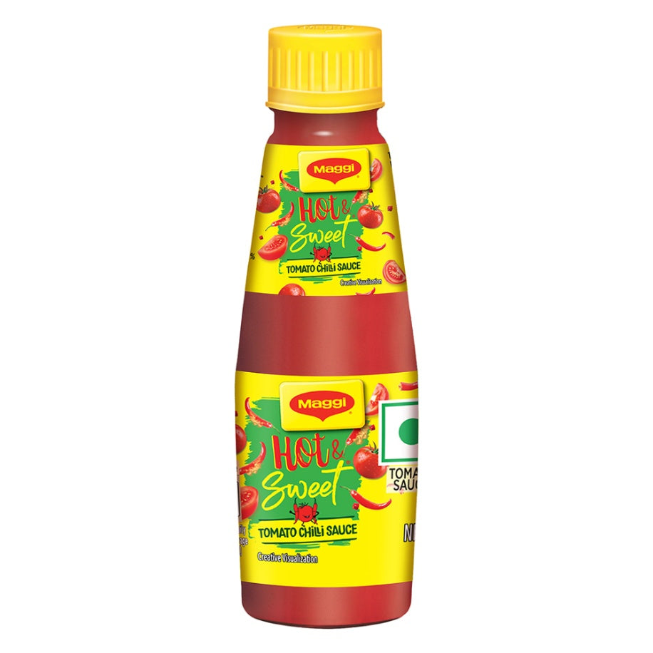 Maggi Hot & Sweet Tomato Ketchup Bottle 200 g