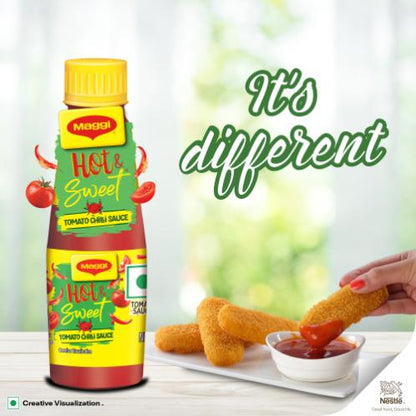 Maggi Hot & Sweet Tomato Ketchup Bottle 500 g