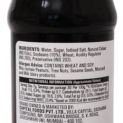 Ching'S Dark Soya Sauce Bottle 200 g