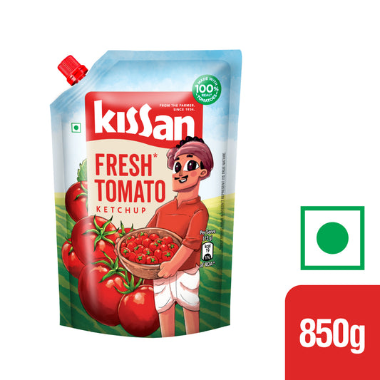 Kissan Fresh Tomato Ketchup Pouch 800 gm