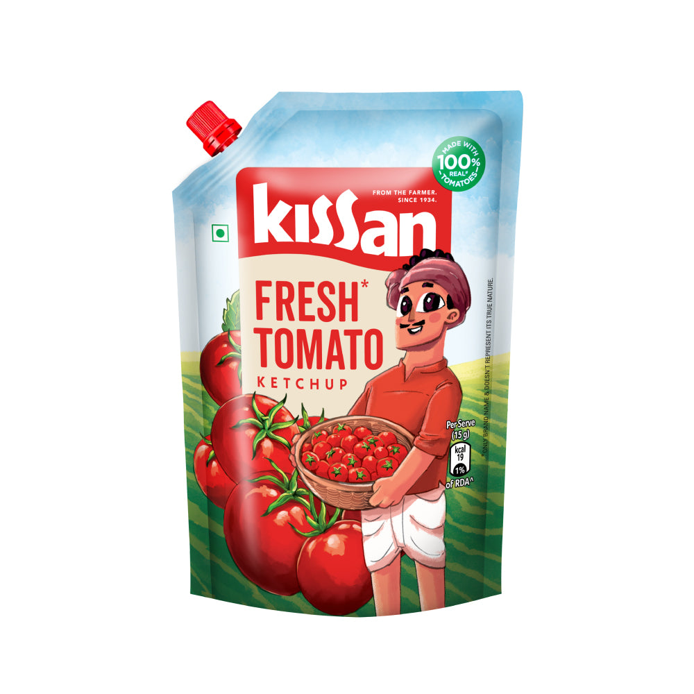 Kissan Fresh Tomato Ketchup Pouch 800 gm