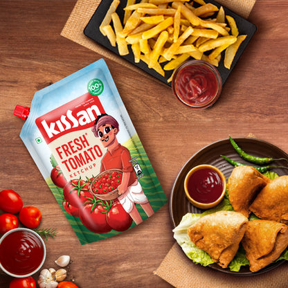 Kissan Fresh Tomato Ketchup Pouch 800 gm