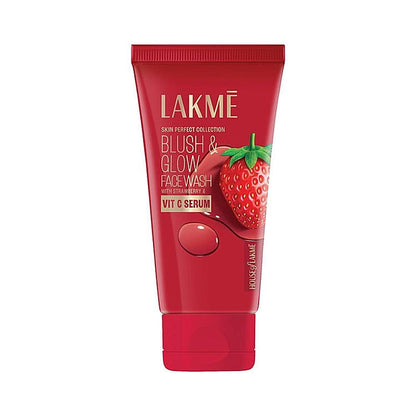 Lakme Blush & Glow Strawberry Freshness Gel Face Wash With Strawberry Extracts 100 g