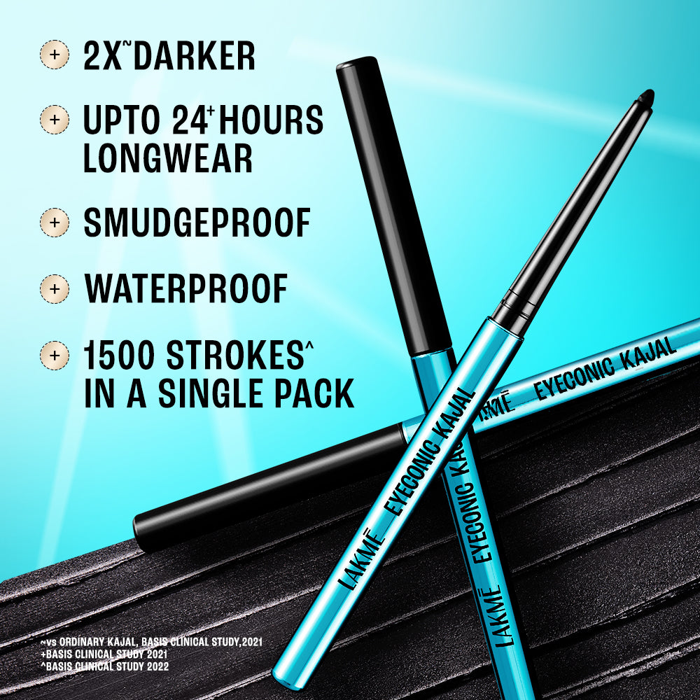 Lakme Eyeconic Kajal Black 0.35 gm