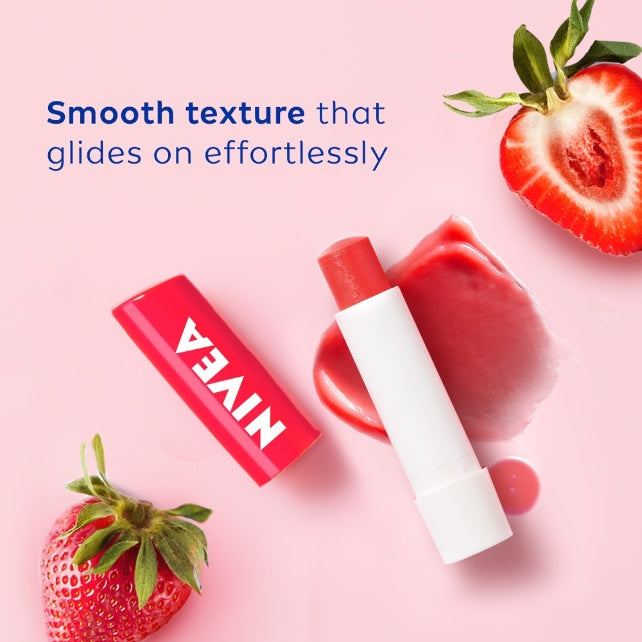 Nivea Fruity Shine Strawberry Lip Care Balm 4.8 g