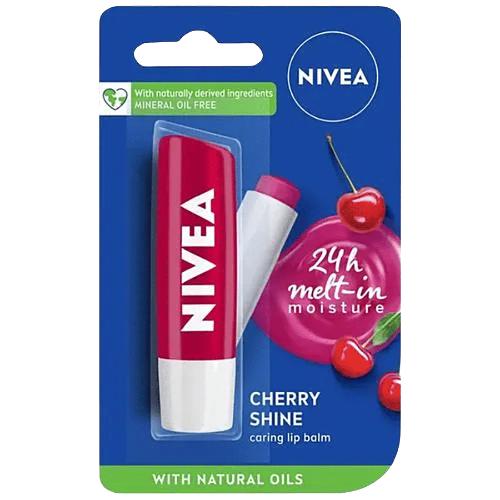 Nivea Cherry Shine Lip Caring Balm 4.8 Gm