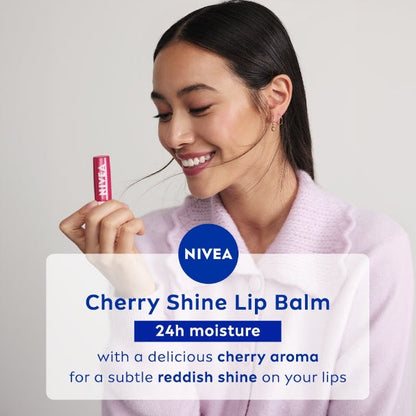 Nivea Cherry Shine Lip Caring Balm 4.8 g
