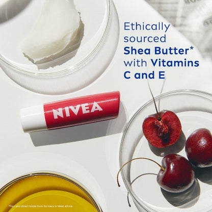 Nivea Cherry Shine Lip Caring Balm 4.8 g