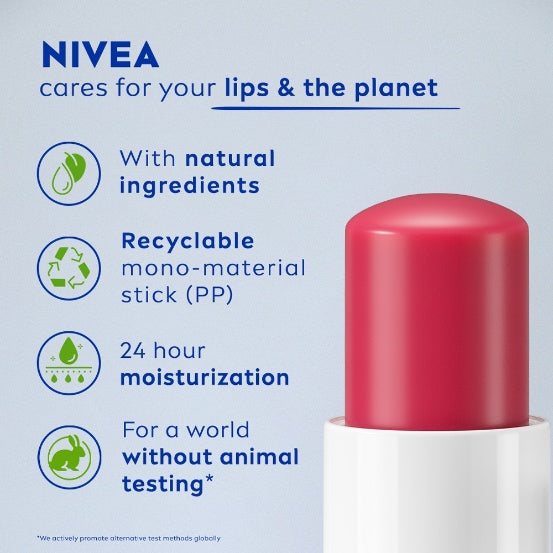 Nivea Cherry Shine Lip Caring Balm 4.8 g