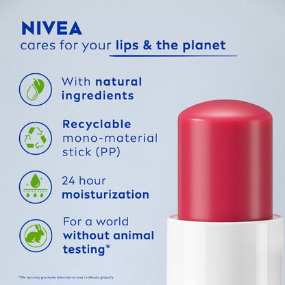 Nivea Cherry Shine Lip Caring Balm 4.8 g