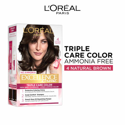 L'Oreal Paris Excellence Dark Brown 4 172 ml