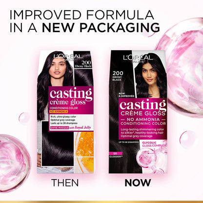 L'Oreal Paris Casting Ebony Black Hair Colour 200 g