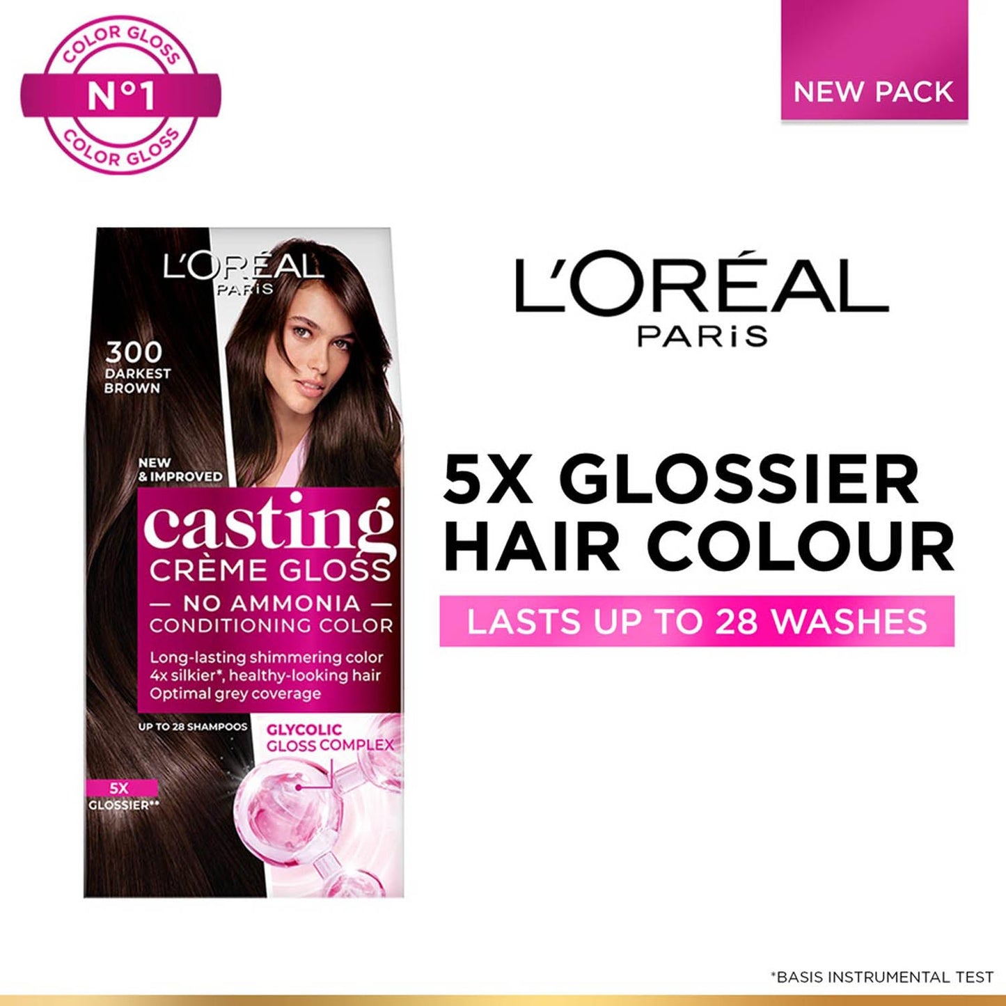 L'Oreal Paris Casting Darkest Brown Hair Colour 300 g