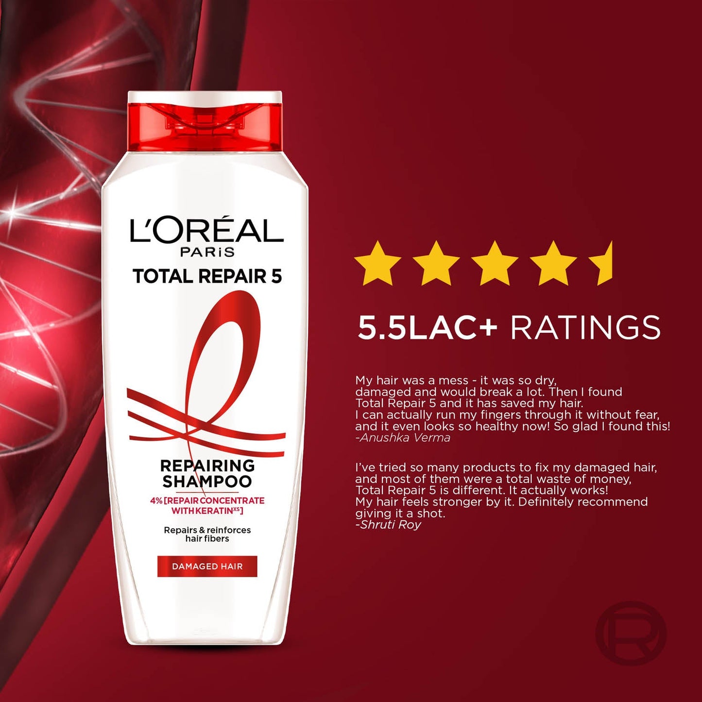 L'Oreal Paris Total Repair 5 Shampoo 200 ml