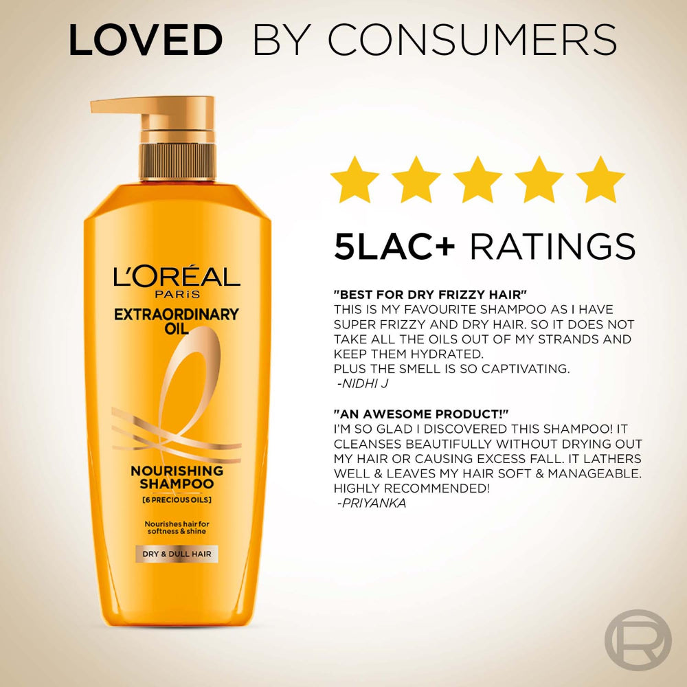 L'Oreal Paris 6 Oil Nourish Shampoo 640 ml