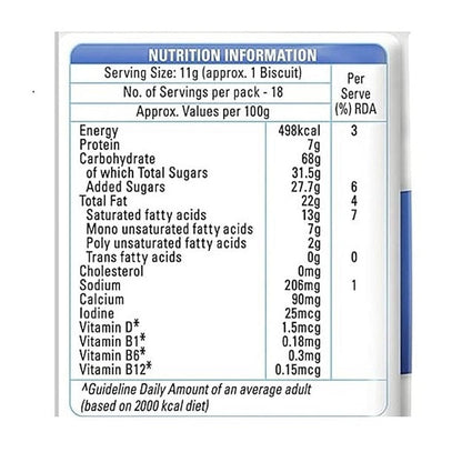 Britannia Milk Bikis Plain Biscuit 170 g
