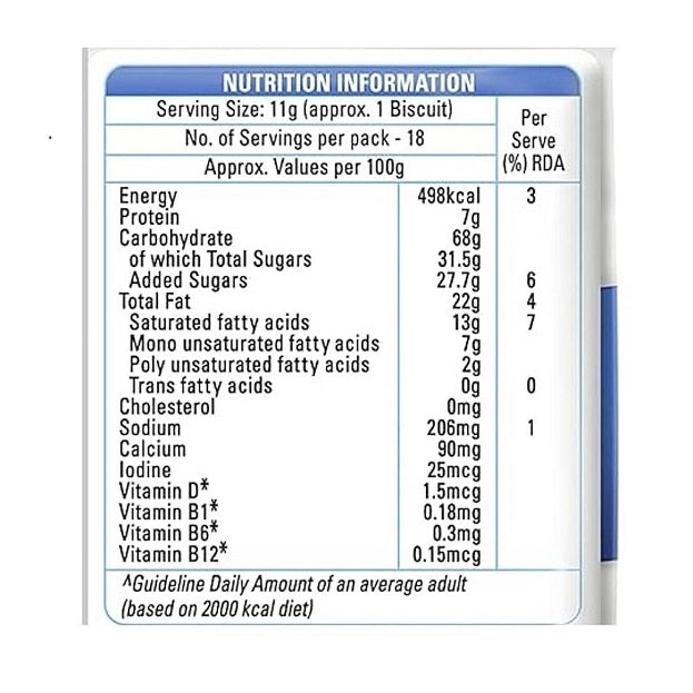 Britannia Milk Bikis Plain Biscuit 170 g