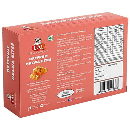 Lal Dry Fruits Halwa Bites 200 g