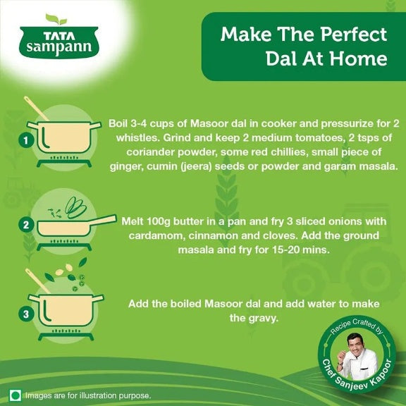 Tata Sampann Masoor Dal 1 kg
