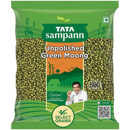 Tata Sampann Moong Whole 500 gm