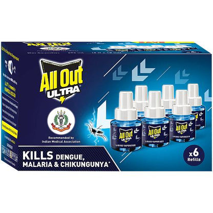 All Out Ultra Liquid Vaporizer 6x60 nights (refill)