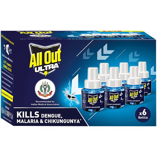 All Out Ultra Liquid Vaporizer 6x60 nights (refill)
