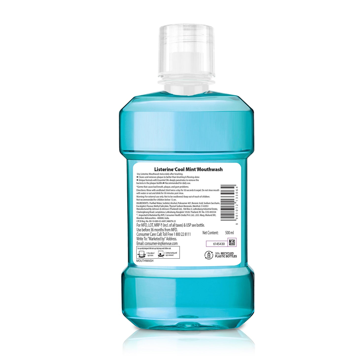 Listerine Cool Mint Mouthwash 500 ml