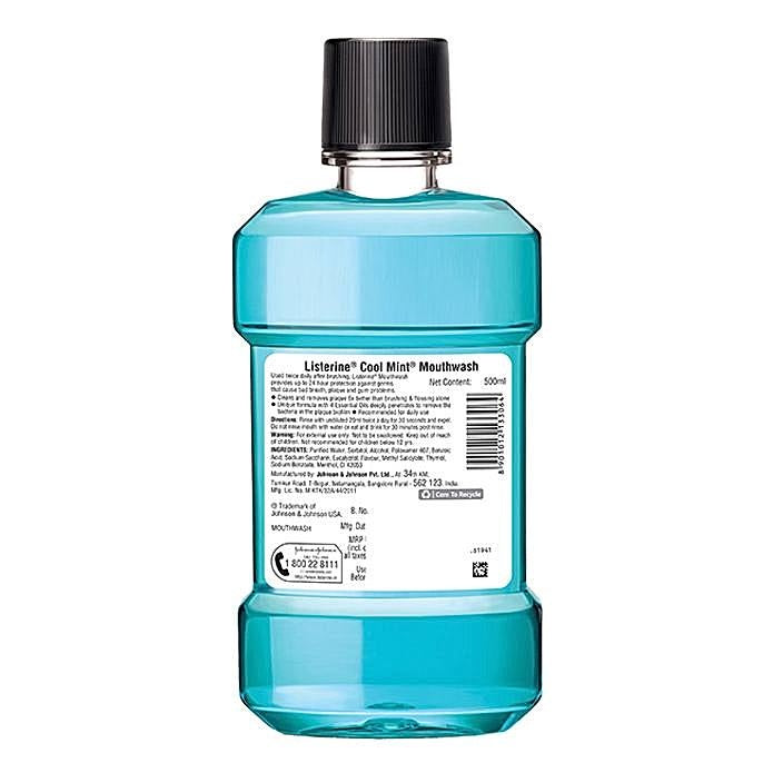 Listerine Cool Mint Mouthwash 500 ml