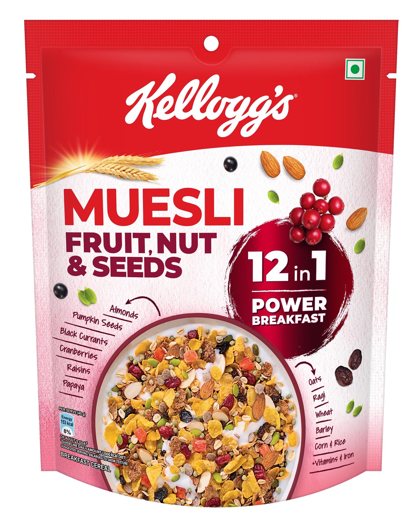 Kellogg'S Muesli Fruit & Nut Box 250 g