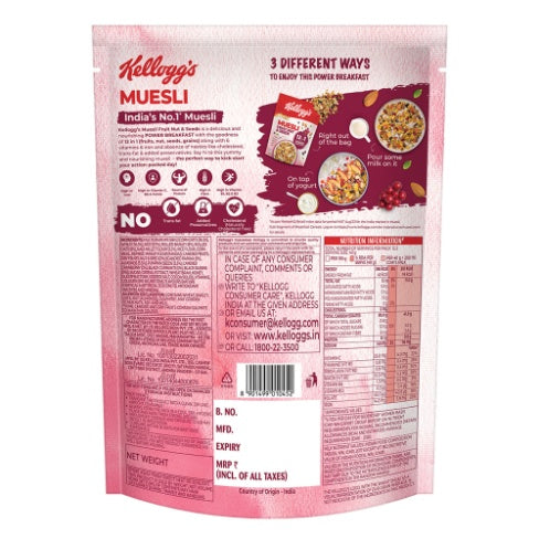 Kellogg'S Muesli Fruit & Nut Box 500 g