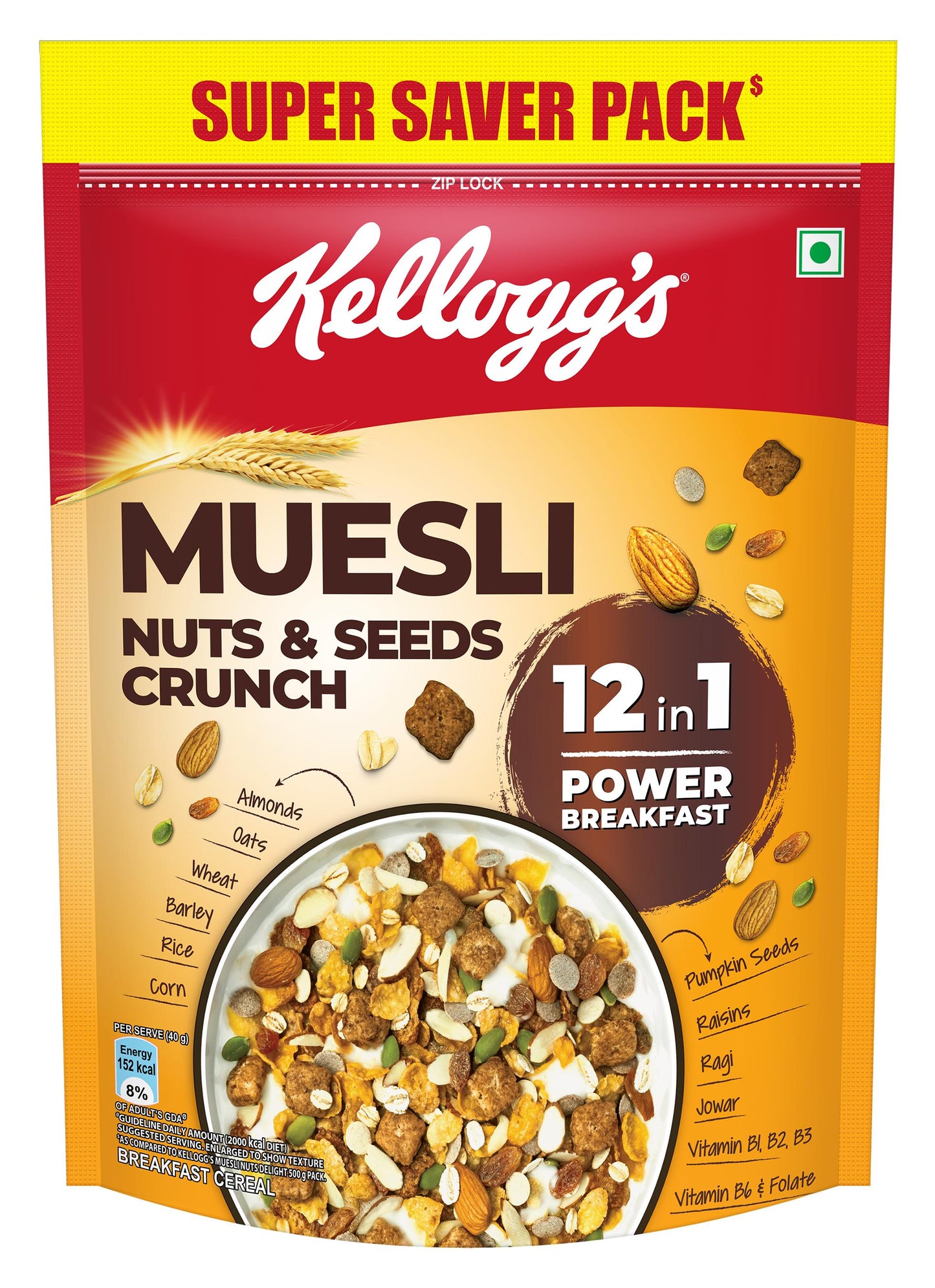 Kellogg'S Muesli Nuts Delight 750 gm