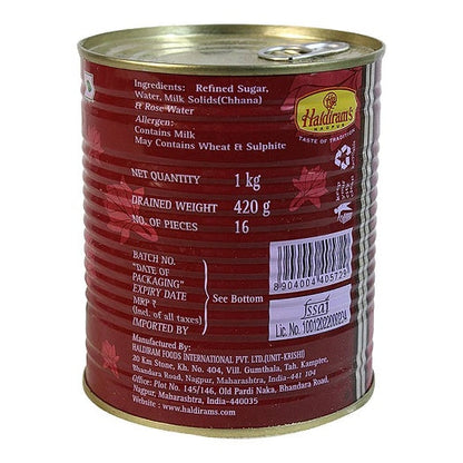 Haldiram'S Nagpur Rasgulla Tin 1 kg