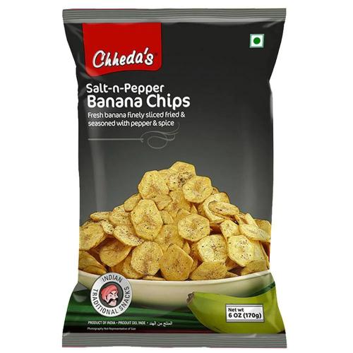Chheda'S Salt & Pepper Banana Chips 170 Gm