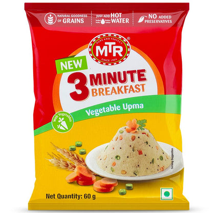 Mtr 3 Min Vegetable Upma 60 gm