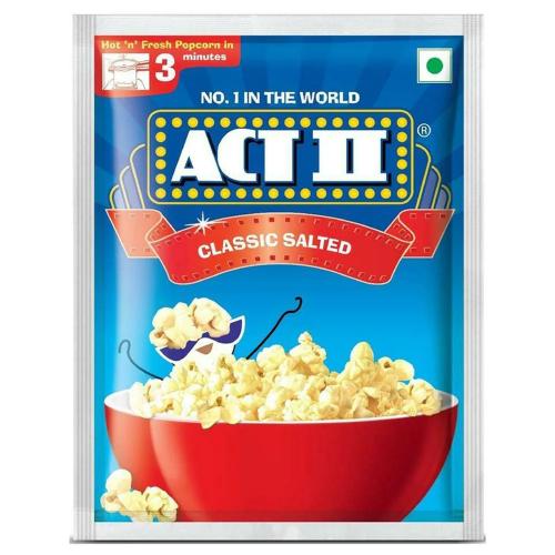 Act II Classic Salted Popcorn 35 Gm