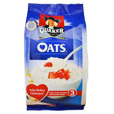 Quaker White Oats Refill 400 Gm