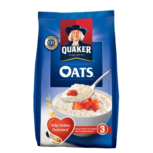 Quaker White Oats Refill 1 kg