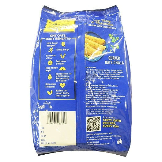 Quaker White Oats Refill 1 kg