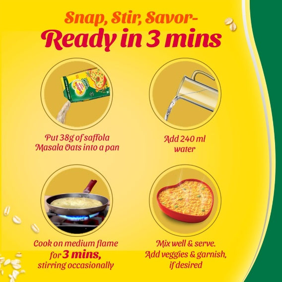 Saffola Oats Masala Veggietwist Jar 500 g