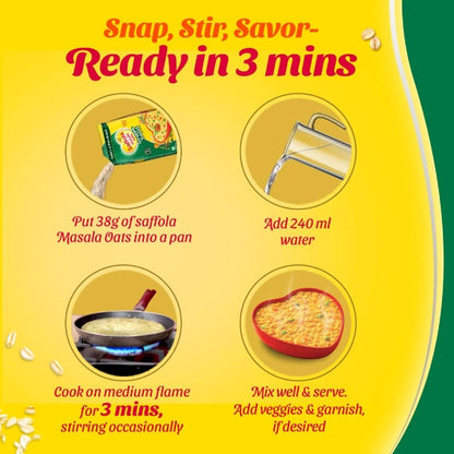 Saffola Oats Masala Veggietwist Jar 500 g