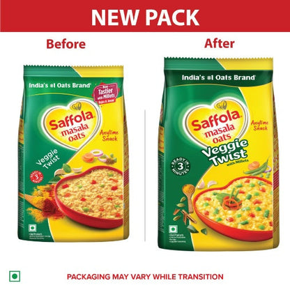 Saffola Oats Masala Veggietwist Jar 500 g