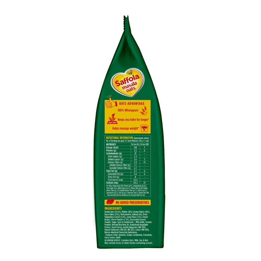 Saffola Oats Masala Veggietwist Jar 500 g