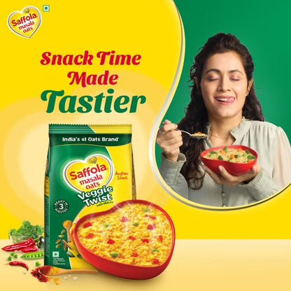 Saffola Oats Masala Veggietwist Jar 500 g