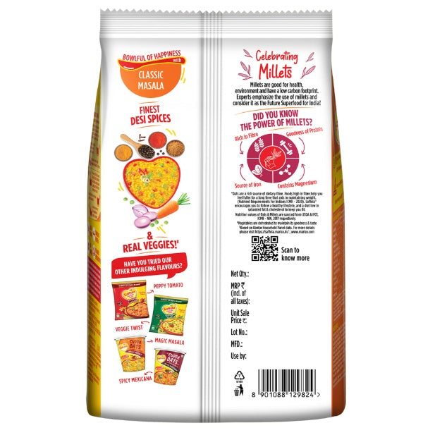 Saffola Classic Masala Oats Pouch 500 g
