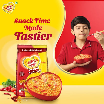 Saffola Peppy Tomato Masala Oats Pouch 500 g
