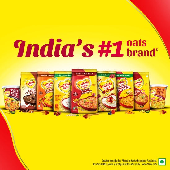 Saffola Peppy Tomato Masala Oats Pouch 500 g