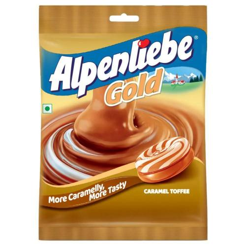 Alpenliebe Gold Caramel Candy Pouch 144 g