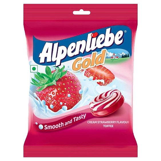 Alpenliebe Gold Strawberry Pouch 144 g