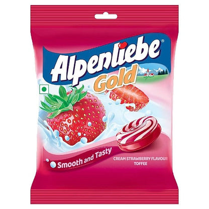 Alpenliebe Gold Strawberry Pouch 144 g