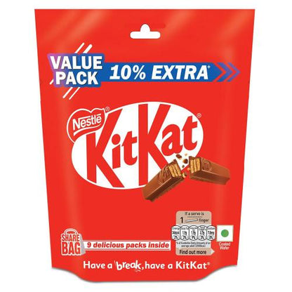 Nestle Kitkat Share Bags (Pack Of 5) 138.6 Gm